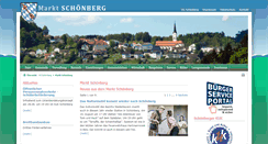 Desktop Screenshot of markt-schoenberg.de